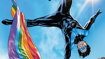 Nightwing #81 Pride variant cover by Travis G. Moore. Image courtesy DC Comics