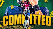 Commitment graphic for Baylor 2027 four-star Karece Hoyt