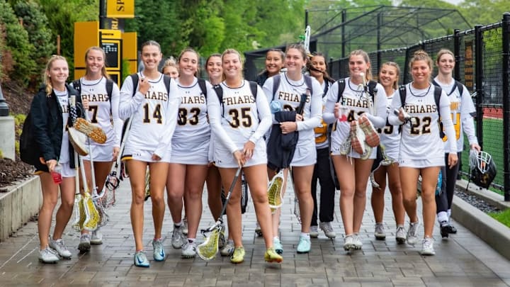 The St. Anthony's girls lacrosse team. The St. Anthony's girls lacrosse team.