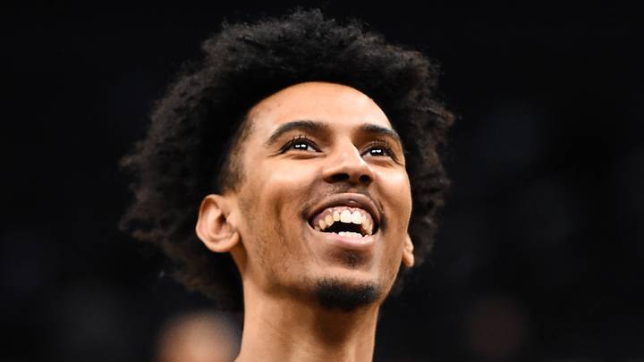 Portland Trail Blazers forward John Butler Jr. (21) shoots before the game against the LA Clippers at Crypto.com Arena on April 8, 2023.