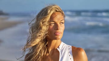 Anna Hall was photographed by Ben Horton at The Boca Raton. 