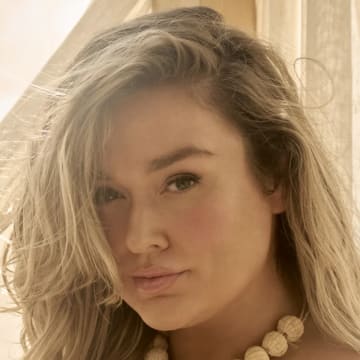 Hunter McGrady was photographed by Yu Tsai in Mexico.