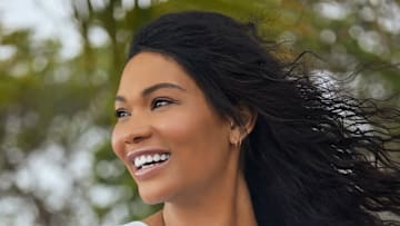 Chanel Iman was photographed by Derek Kettela in Belize. 
