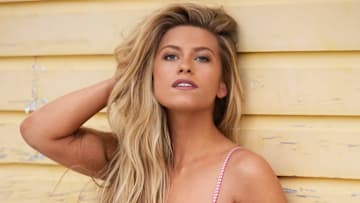 Xandra Pohl was photographed by Derek Kettela in Belize. Swimsuit by Frankies Bikinis.