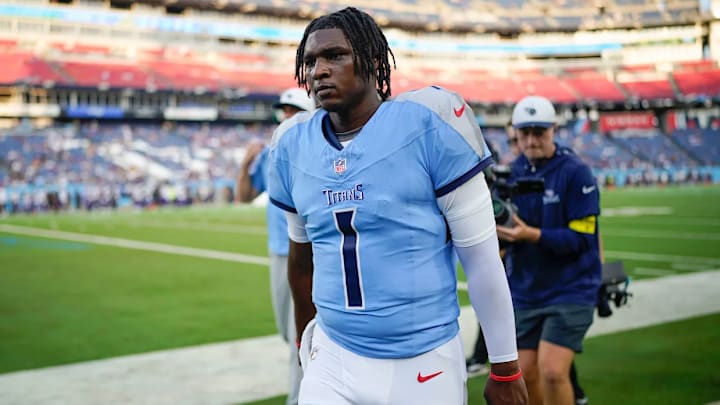 Tennessee Titans quarterback Cam Ward