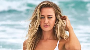 Nelly Korda was photographed by Ben Horton in Boca Raton, Fla. Swimsuit by Vitamin A.