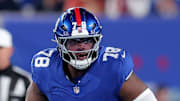 New York Giants offensive tackle Andrew Thomas  