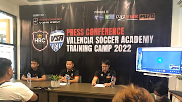 Konferensi Pers Valencia Soccer Academy Training Camp 2022