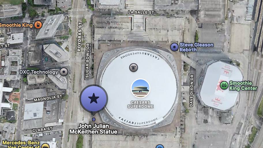 McKeithen statue.