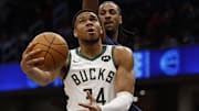 Milwaukee Bucks forward Giannis Antetokounmpo.