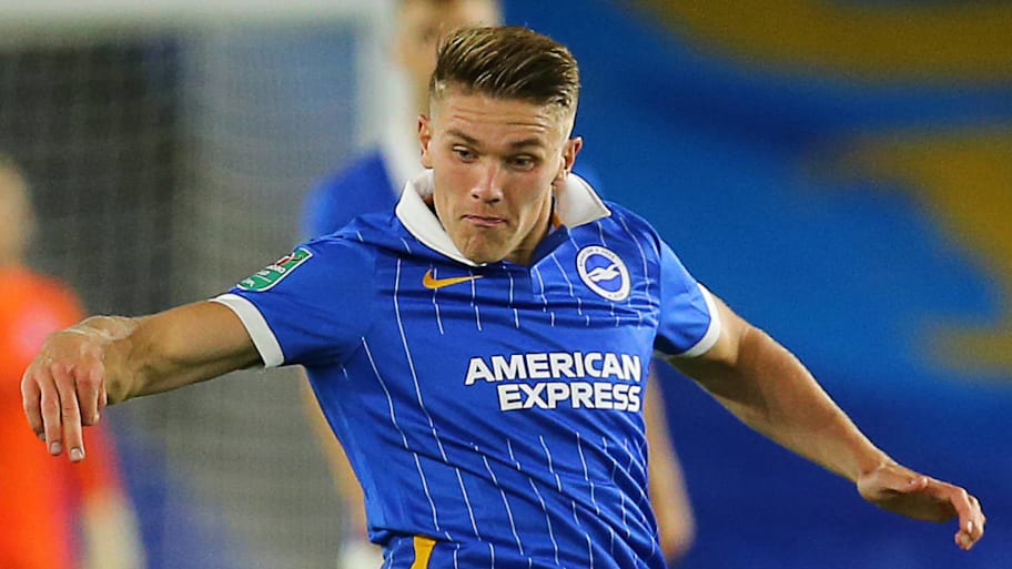 Viktor Gyökeres in action for Brighton.