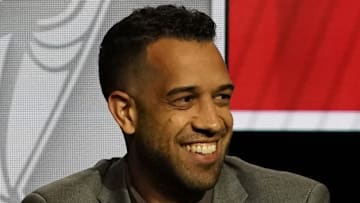 Atlanta Hawks general manager Landry Fields attends the 2024 BA Draft Lottery.