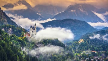 Neuschwanstein Castle in Bavaria, Germany