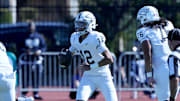 St. John Bosco freshman QB Koa Malau’ulu during a 56-16 win at Serra on Sept. 14, 2024