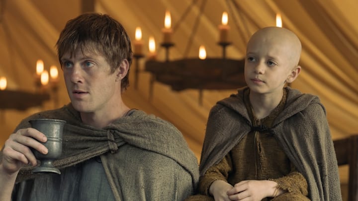 Peter Claffey and Dexter Sol Ansell in A Knight of the Seven Kingdoms 