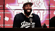 Coach TC Taylor Smiles At Postgame Interview - Texas Southern Game  