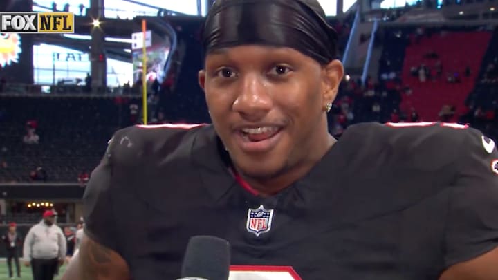 Michael Penix was all smiles after winning his first start. Michael Penix was all smiles after winning his first start.