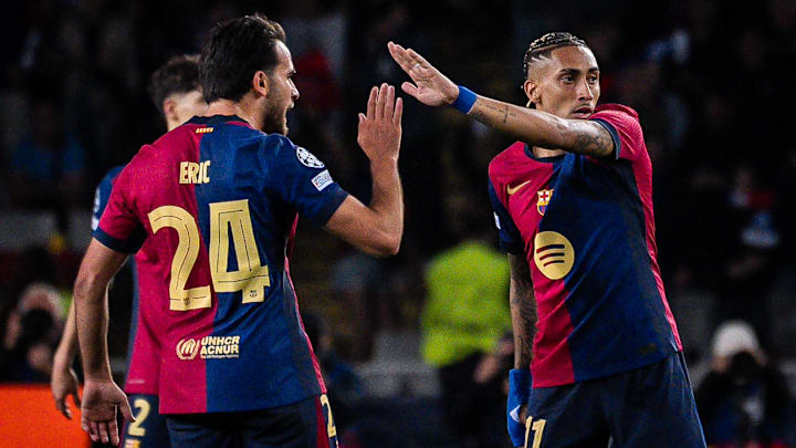 Raphinha's wicked strike from distance earned Barcelona a 3-3 draw in last week's first leg Raphinha's wicked strike from distance earned Barcelona a 3-3 draw in last week's first leg