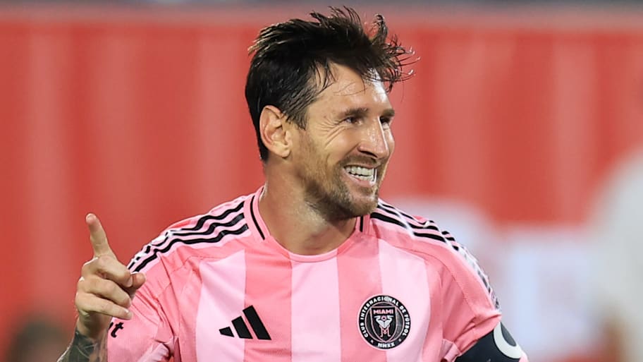 Lionel Messi scored twice for Inter Miami against the New York Red Bulls.  | Dustin Satloff/Getty Images