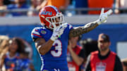 Eugene Wilson III set season-highs in receptions and yards in the Gators' loss to Georgia.