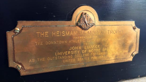 Johnny Lujack's Heisman Troph