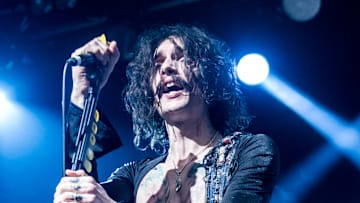 The Darkness perform in concert