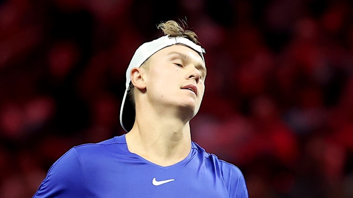 Holger Rune at the Laver Cup 2025