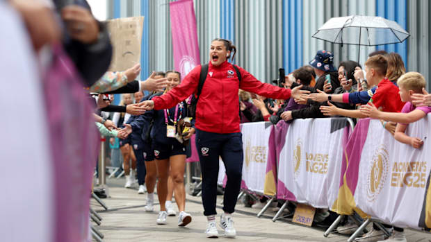 Ilona Maher at the Women's Rugby World Cup