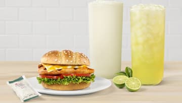 Chick-fil-A Grilled Spicy Deluxe and Key Lime Seasonal Beverages