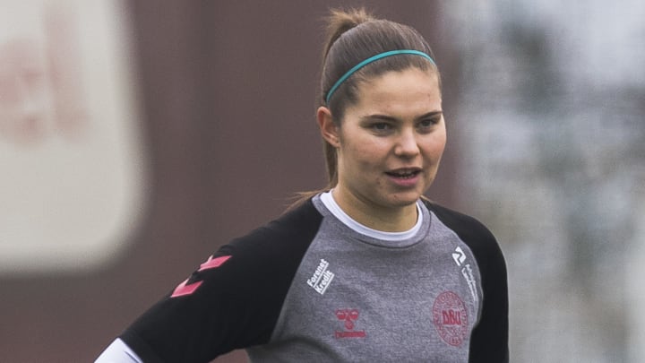 Signe Bruun has arrived at Man Utd on loan