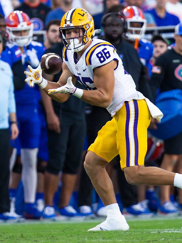 LSU Tigers tight end Mason Taylor 