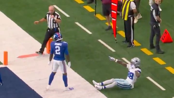 CeeDee Lamb is going to want this one back. CeeDee Lamb is going to want this one back.