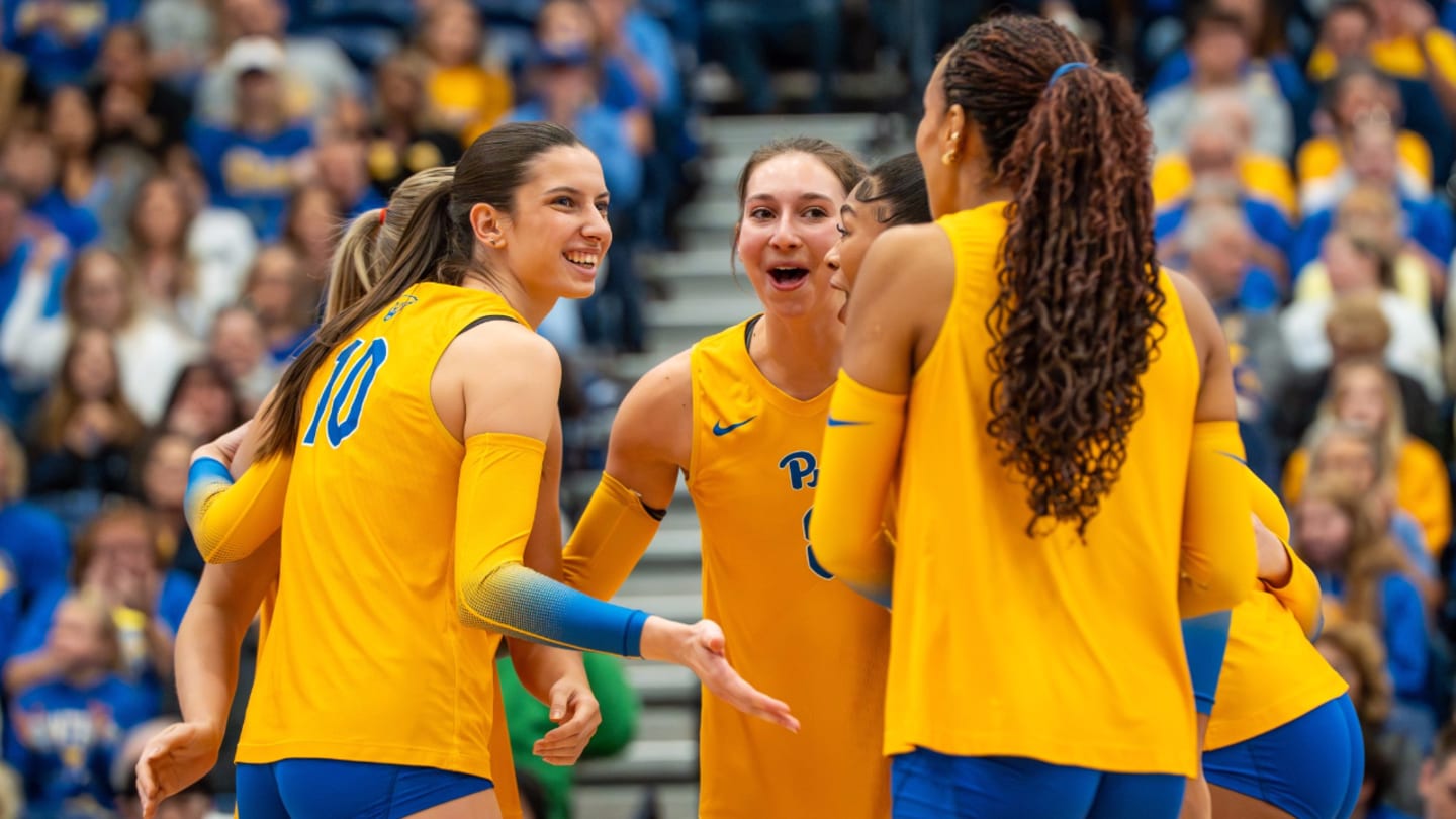 No 4 Pitt Panthers Volleyball Sweeps Wake Forest