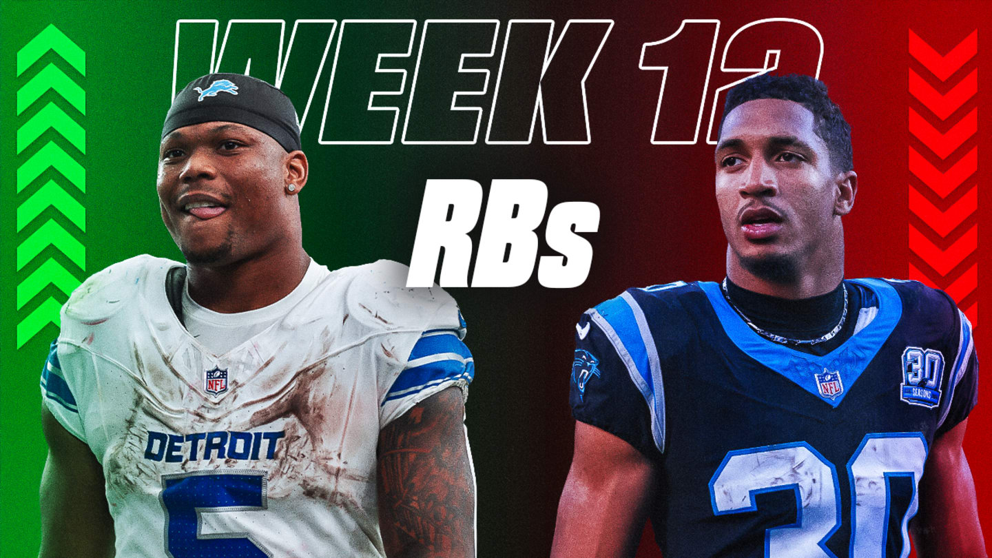 Start 'Em, Sit 'Em Running Backs For Fantasy Football Week 12