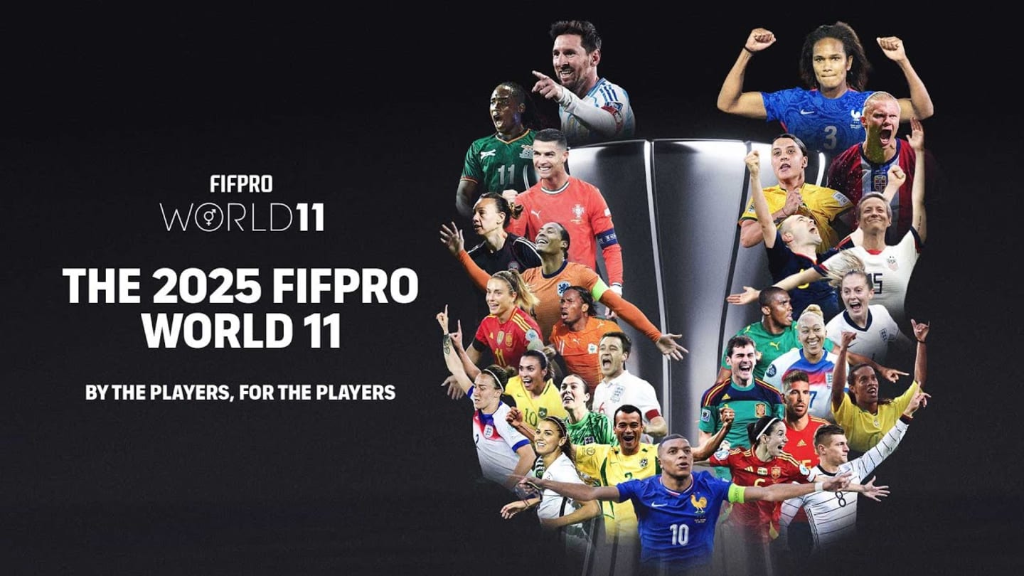 2025 FIFPRO World XI: Full Team of Winners Revealed