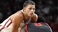 Razorbacks' Trevon Brazile in a game against George Washington.