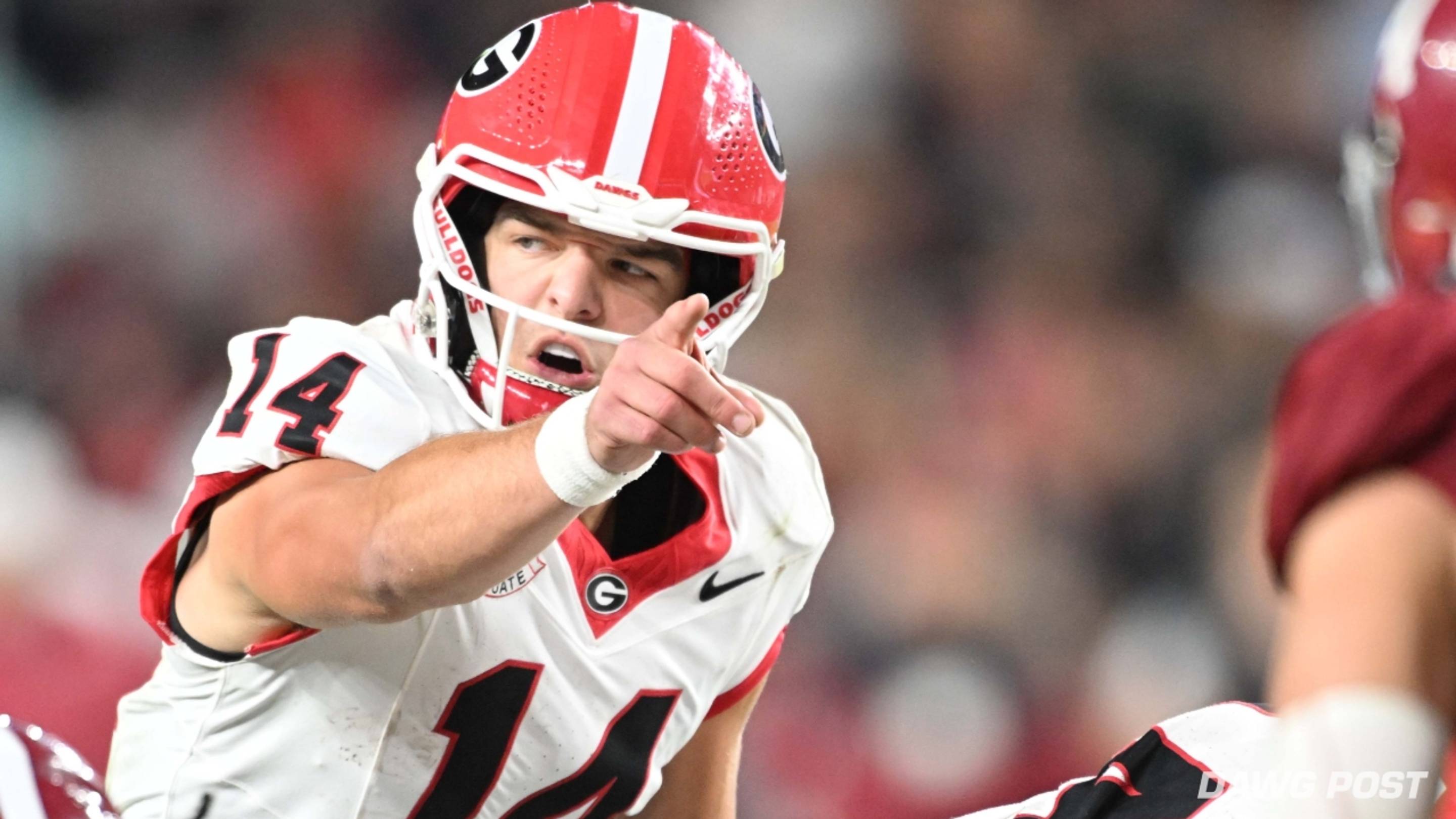 Georgia Football Coach Kirby Smart Stands Up For Quarterback Gunner Stockton - Calls Out The Doubters