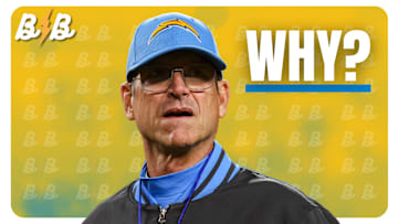 LA Chargers head coach Jim Harbaugh