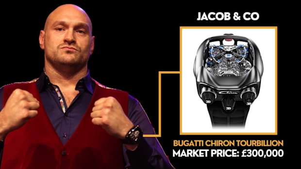 This is the first Jacob & Co piece in Tyson's collection, acquired just before his clash with Francis Ngannou in Riyadh