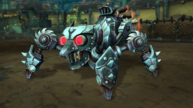 The Enterprising Shredder Tank Mount in World of Warcraft: The War Within season 2.