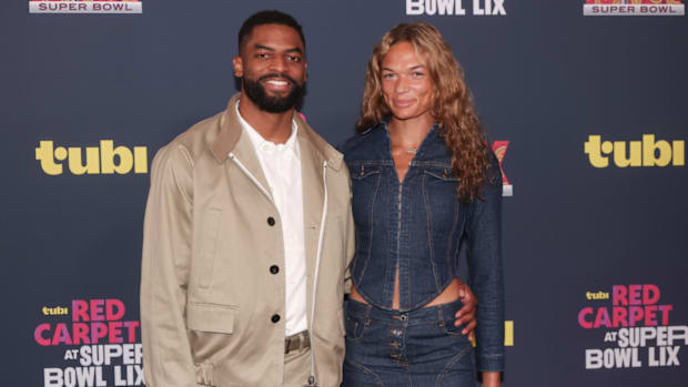 Darius Slayton and Anna Hall