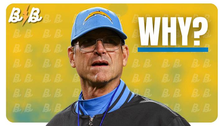 LA Chargers head coach Jim Harbaugh