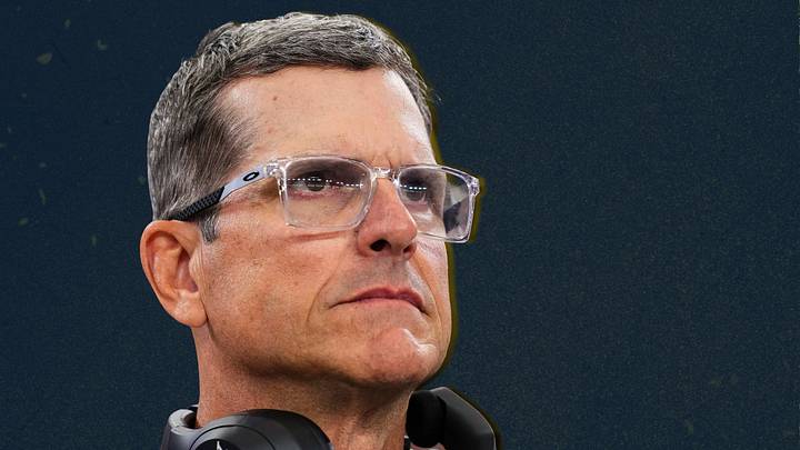 Chargers head coach Jim Harbaugh