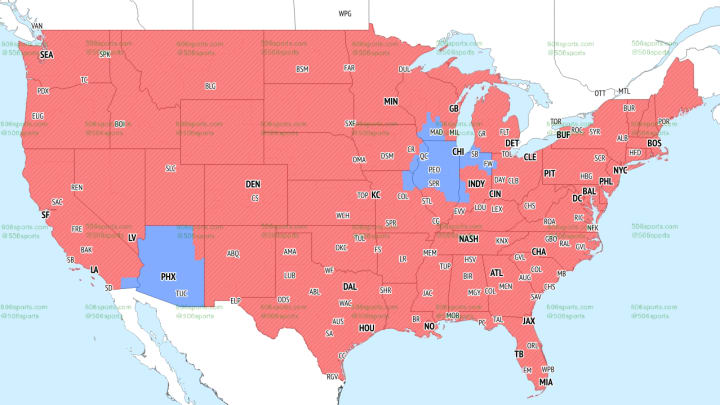 Fox NFL coverage map Week 16 late