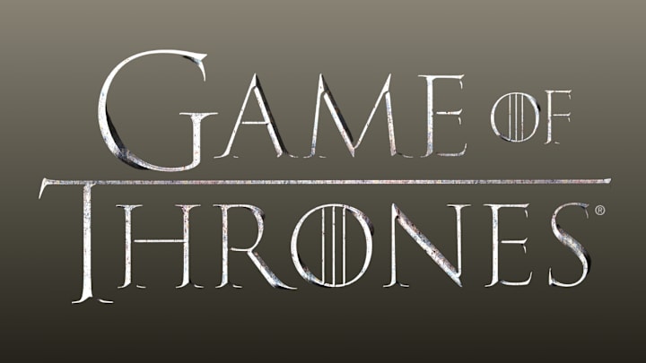 Close up of the Game of Thrones logo