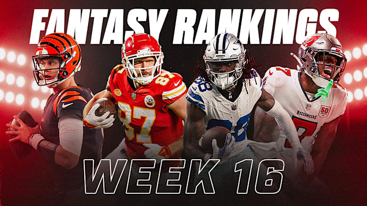 Week 16 Fantasy Player Rankings Week 16 Fantasy Player Rankings