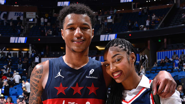 Julian Reese and Angel Reese