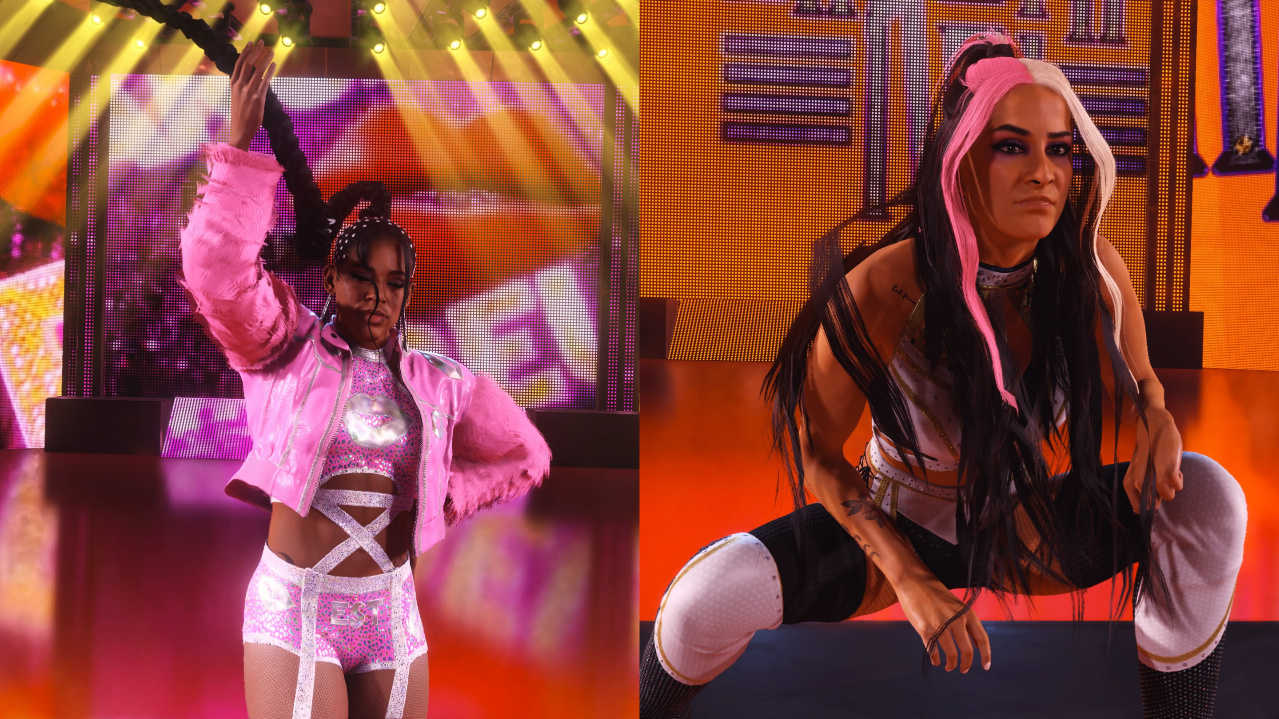 Bianca Belair, Naomi, Jade Cargill vs Damage CTRL