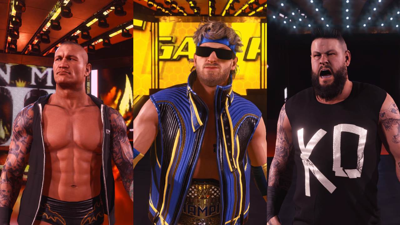 Logan Paul vs. Kevin Owens vs. Randy Orton