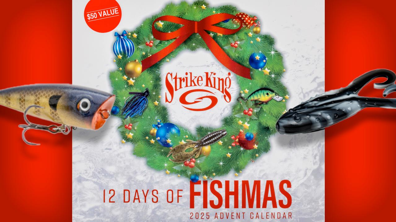 Best Gift for Bass Anglers: Strike King's 12 Days of Fishmas 2025 Advent  Calendar